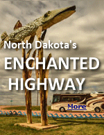 The Enchanted Highway is a North Dakota roadside curiosity that has a rather enchanting story to accompany it.